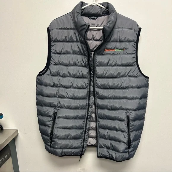 Trimark Men dark grey insulated puffer vest ,size L - Picture 1 of 9